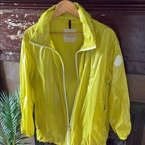 Moncler Yellow Windbreaker Jacket